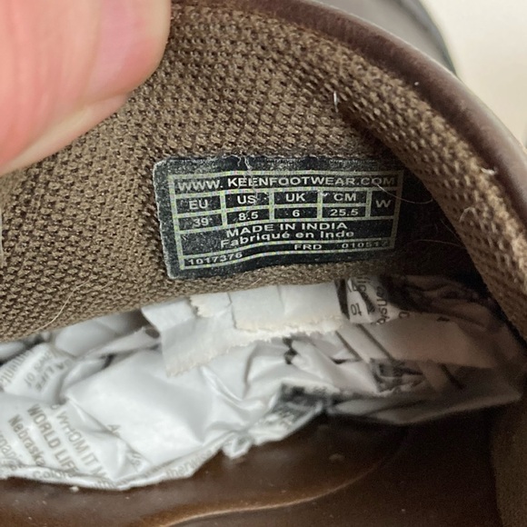 Keen Kaci Brown Leather Full Grain Women’s Slip On Shoes #SR - Picture 4 of 9